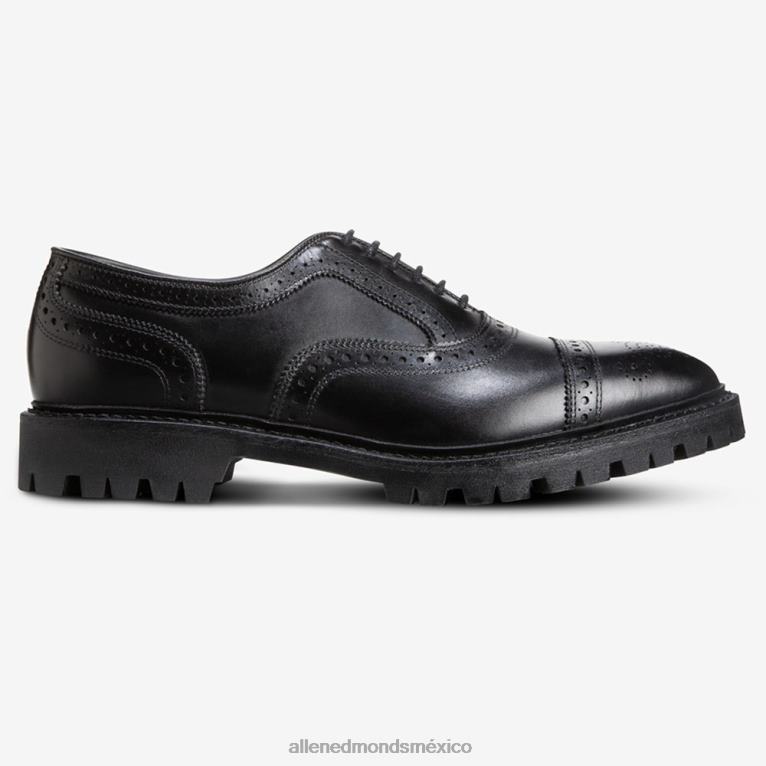 Zapato de vestir oxford con punta de hebra y suela dentada BB60H36 negro hombresAllen Edmonds