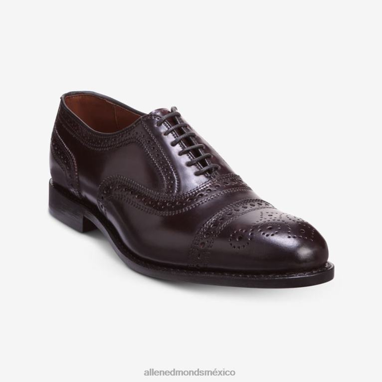 Zapato de vestir oxford cordobés con puntera en concha de hebra BB60H295 cordobés burdeos hombresAllen Edmonds - Haga un click en la imagen para cerrar