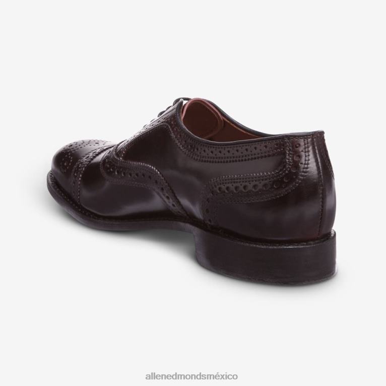 Zapato de vestir oxford cordobés con puntera en concha de hebra BB60H295 cordobés burdeos hombresAllen Edmonds