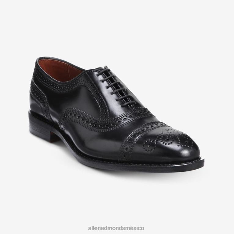 Zapato de vestir oxford cordobés con puntera en concha de hebra BB60H296 cordobés negro hombresAllen Edmonds