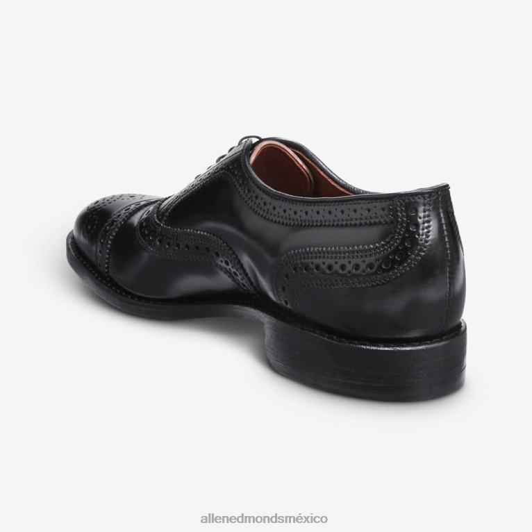 Zapato de vestir oxford cordobés con puntera en concha de hebra BB60H296 cordobés negro hombresAllen Edmonds