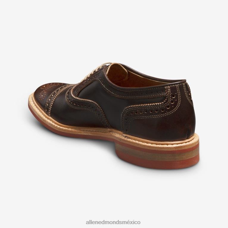 strandmok cap-toe oxford con suela de goma dainite BB60H224 marrón hombresAllen Edmonds