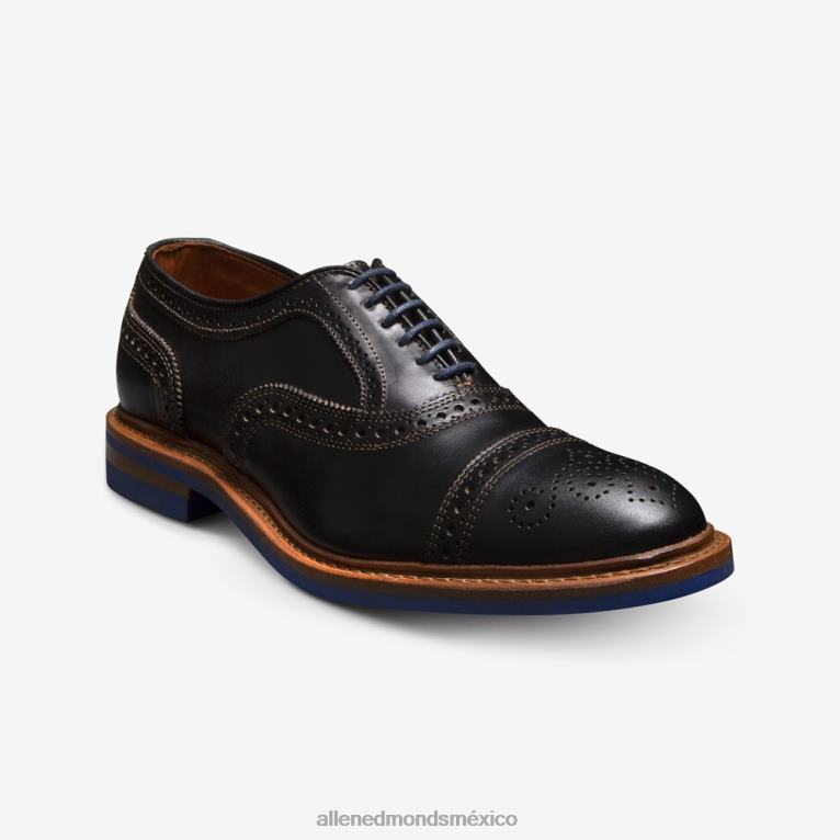 strandmok cap-toe oxford con suela de goma dainite BB60H226 negro hombresAllen Edmonds