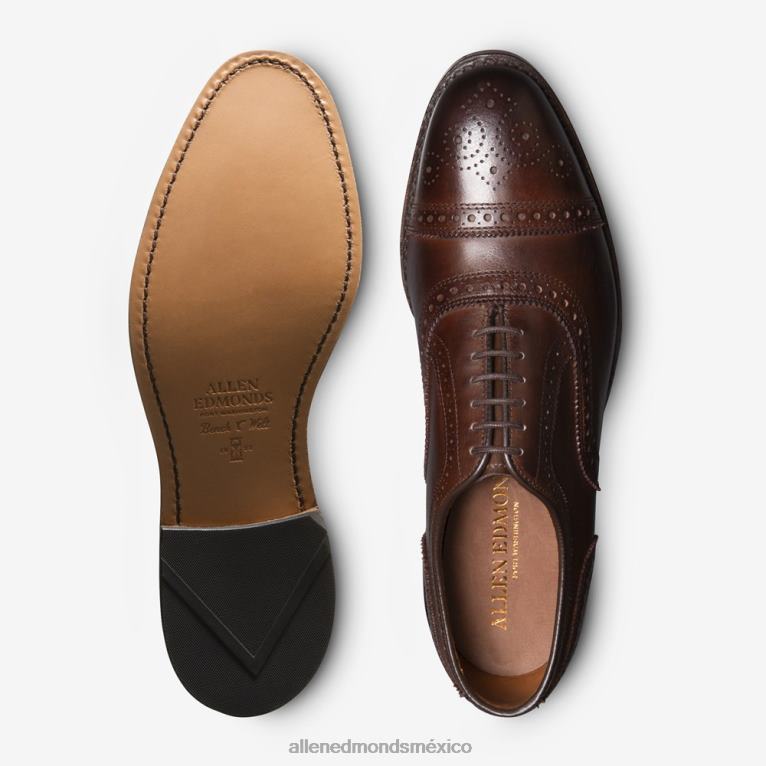 zapato de vestir oxford con puntera BB60H23 caoba hombresAllen Edmonds