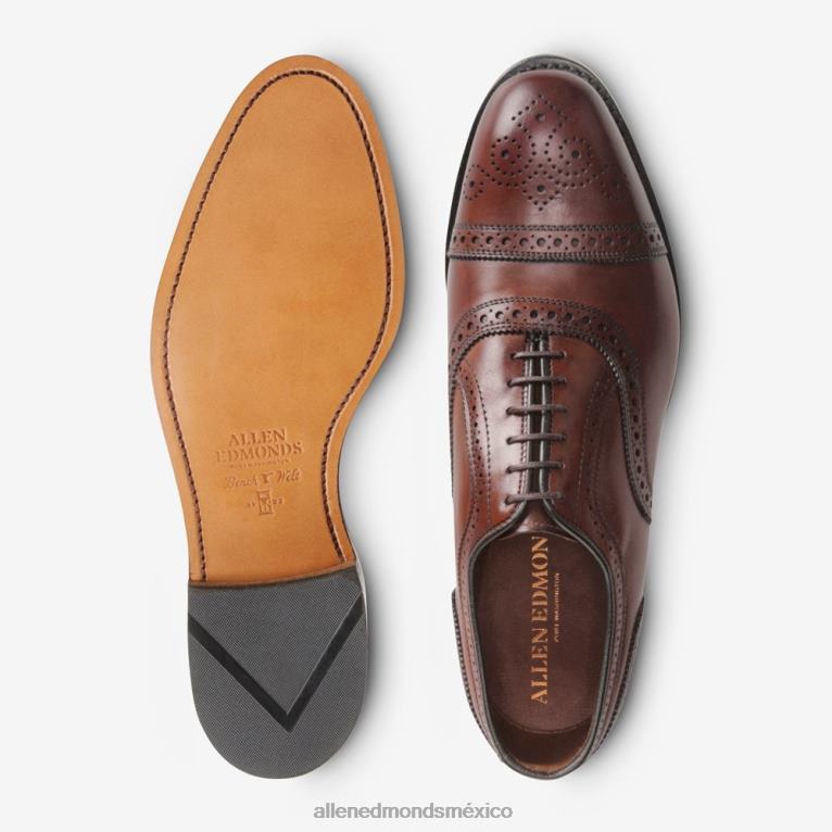 zapato de vestir oxford con puntera BB60H272 chile oscuro hombresAllen Edmonds