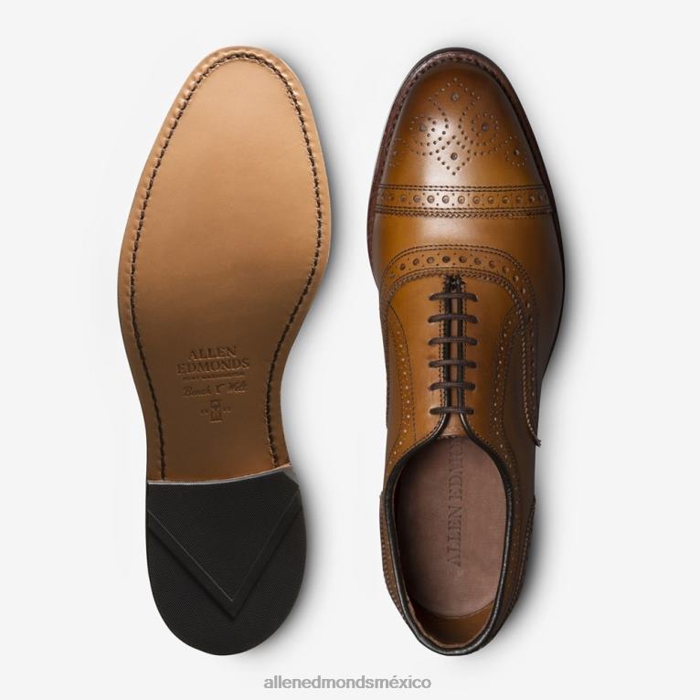 zapato de vestir oxford con puntera BB60H273 marrón nuez hombresAllen Edmonds