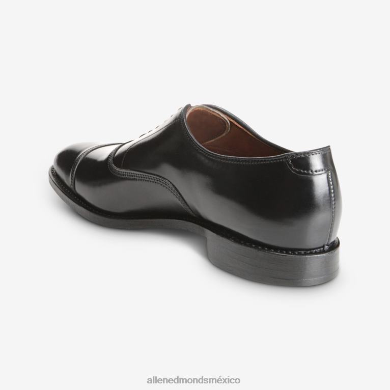 zapatos de vestir oxford con puntera en concha cordovan de park avenue BB60H24 cordobés negro hombresAllen Edmonds