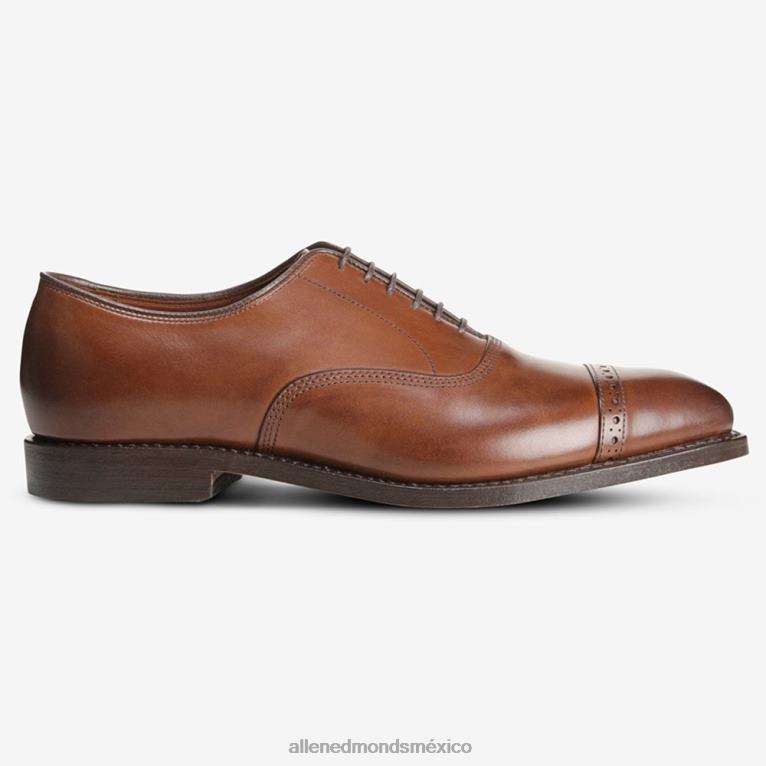 zapatos de vestir oxford con puntera en la quinta avenida BB60H313 café marrón hombresAllen Edmonds