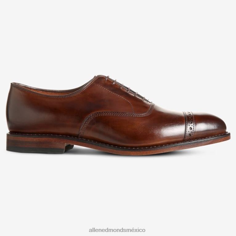 zapatos de vestir oxford con puntera en la quinta avenida BB60H43 caoba hombresAllen Edmonds