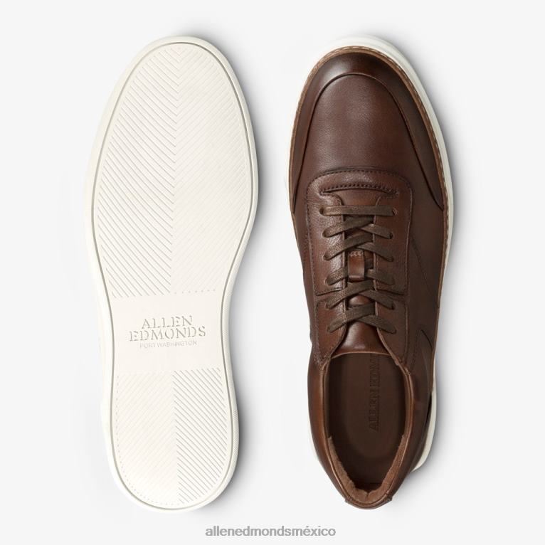 tenis Burke con cordones BB60H372 marron oscuro hombresAllen Edmonds