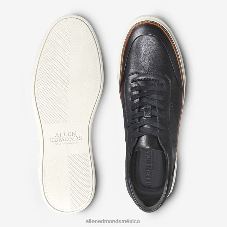 tenis Burke con cordones BB60H66 negro hombresAllen Edmonds