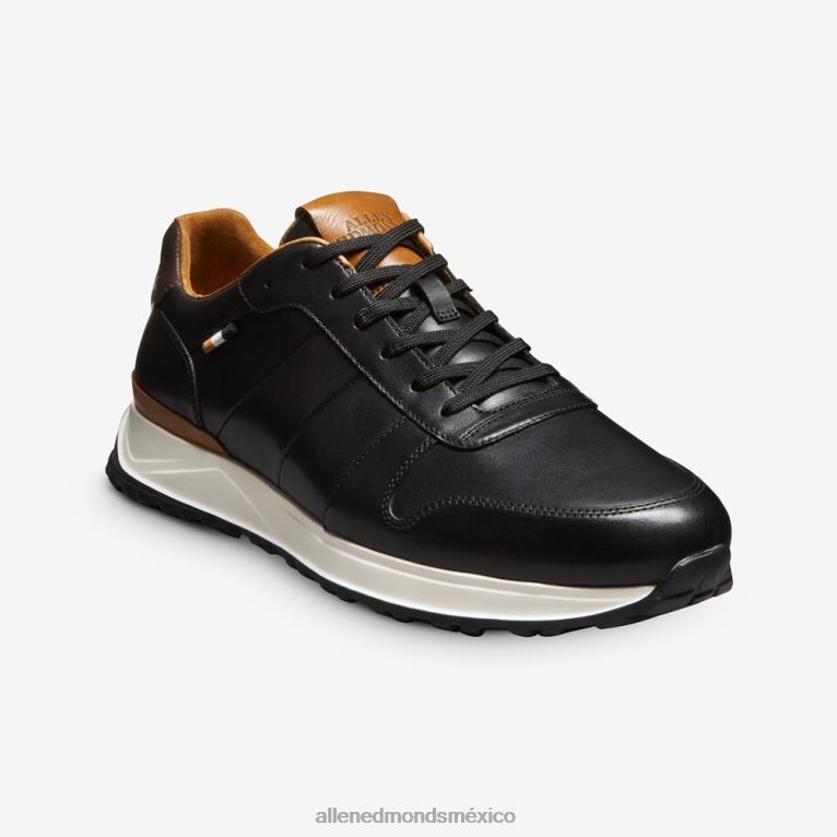 tenis Lawson con cordones BB60H334 cuero negro hombresAllen Edmonds