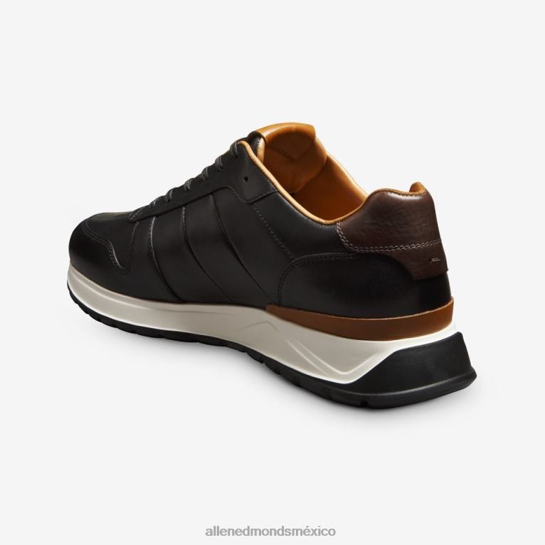 tenis Lawson con cordones BB60H334 cuero negro hombresAllen Edmonds