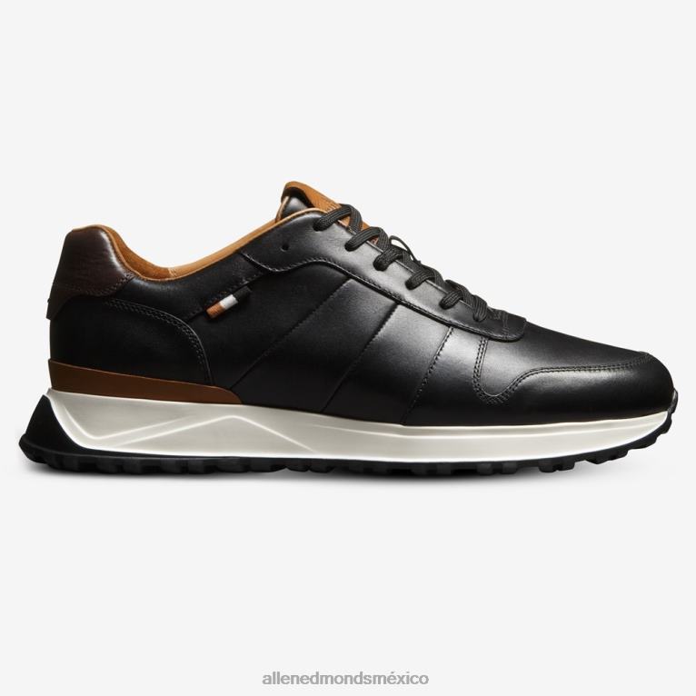 tenis Lawson con cordones BB60H334 cuero negro hombresAllen Edmonds