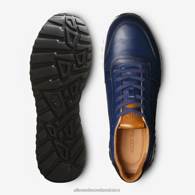 tenis Lawson con cordones BB60H53 cuero azul marino hombresAllen Edmonds