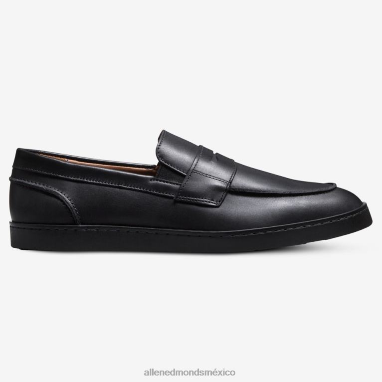 tenis sin cordones Randolph BB60H259 cuero negro hombresAllen Edmonds