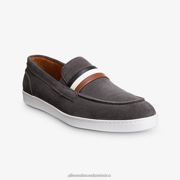 zapatillas randolph sin cordones de ante BB60H269 gamuza gris firma hombresAllen Edmonds