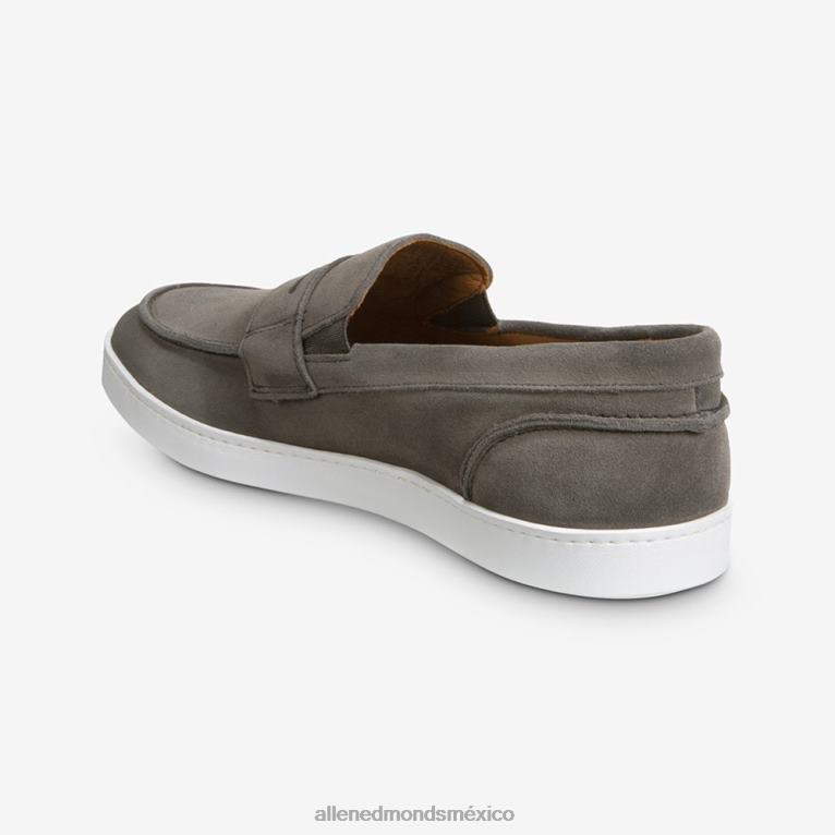 zapatillas randolph sin cordones de ante BB60H270 ante gris hombresAllen Edmonds