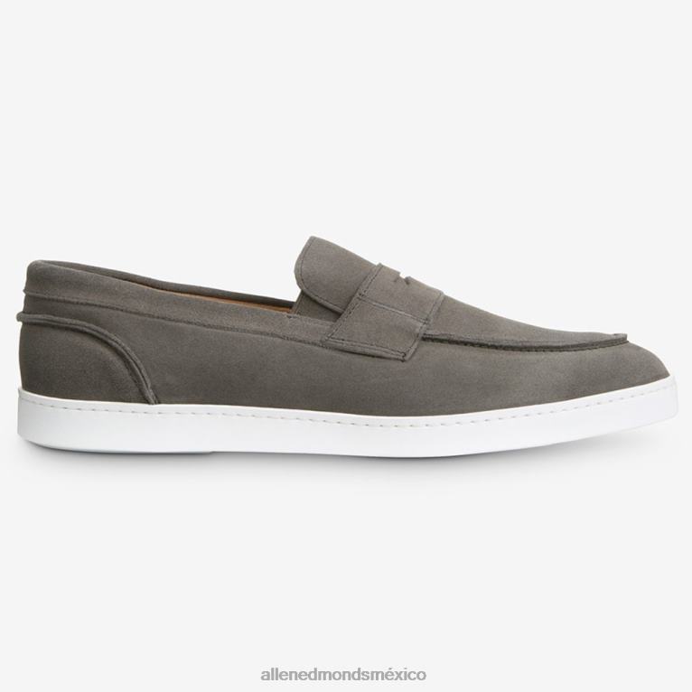 zapatillas randolph sin cordones de ante BB60H270 ante gris hombresAllen Edmonds