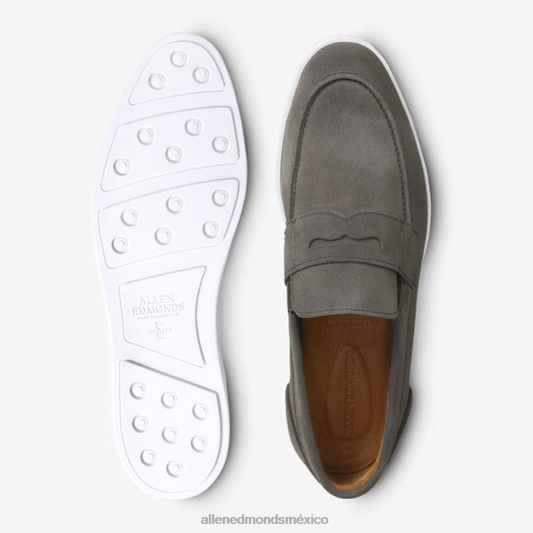 zapatillas randolph sin cordones de ante BB60H270 ante gris hombresAllen Edmonds