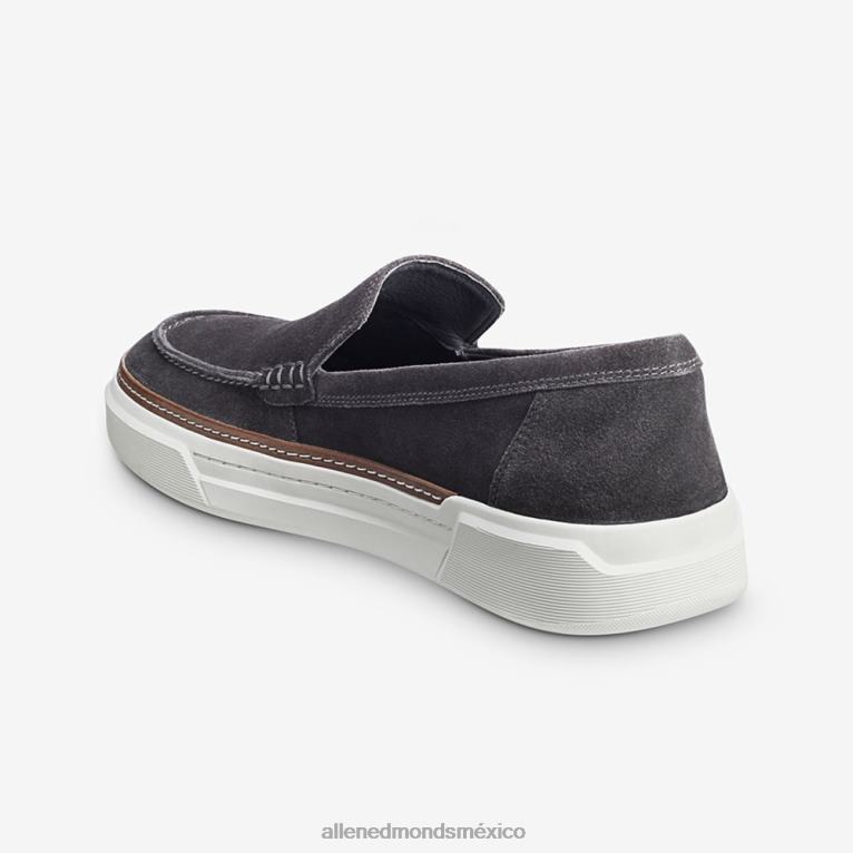 zapatillas venecianas sin cordones burke BB60H458 ante gris hombresAllen Edmonds