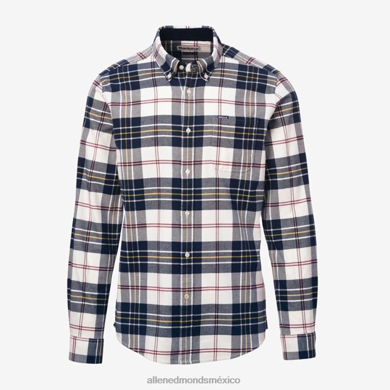 camisa a cuadros de sastre barbour ronan BB60H221 cuadros blancos unisexoAllen Edmonds