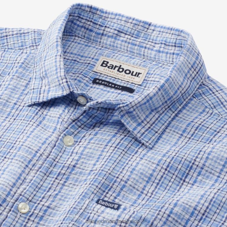 camisa de manga corta barbour deanhill BB60H216 Armada unisexoAllen Edmonds