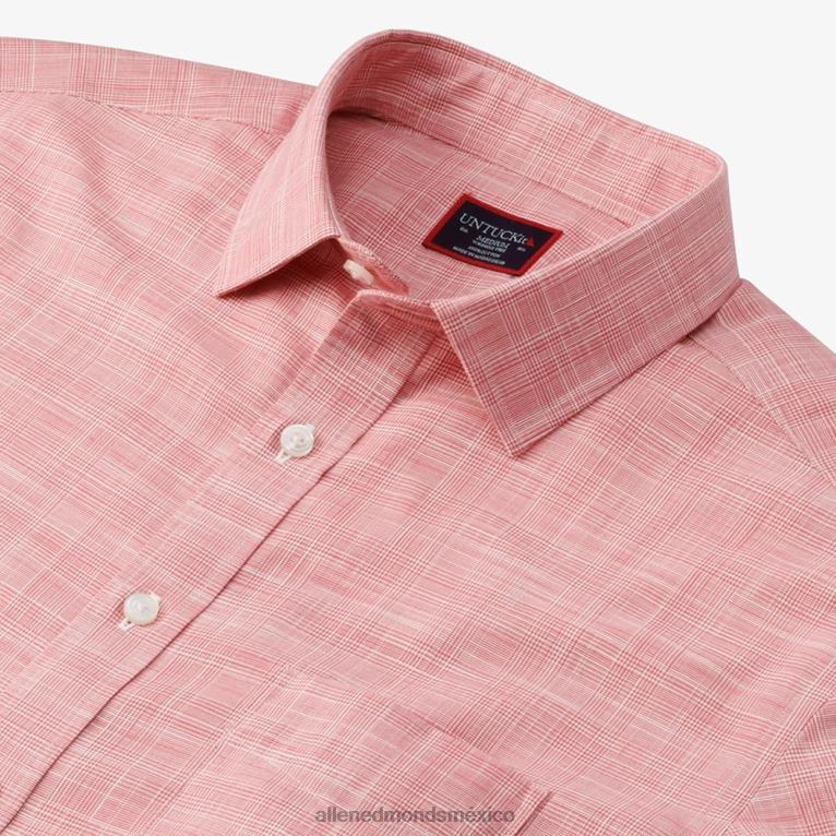 camisa de manga larga untuckit avellino BB60H162 rojo unisexoAllen Edmonds - Haga un click en la imagen para cerrar