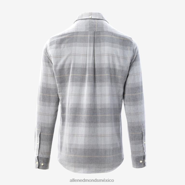 camisa de vestir barbour blair BB60H209 gris unisexoAllen Edmonds