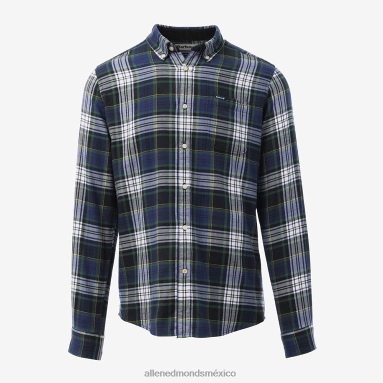 camisa de vestir barbour crossfell BB60H219 azul unisexoAllen Edmonds