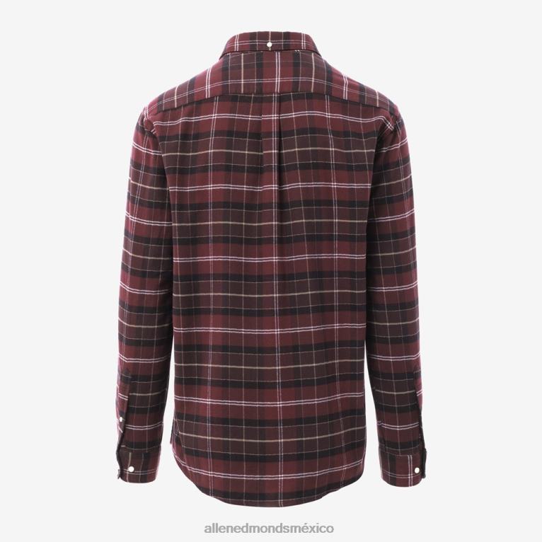 camisa de vestir barbour kyeloch BB60H225 rojo unisexoAllen Edmonds