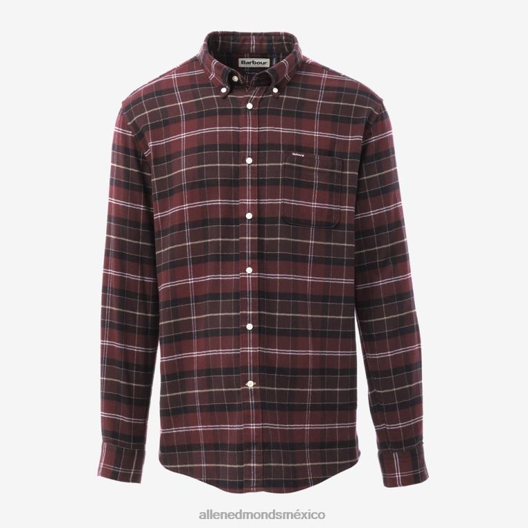 camisa de vestir barbour kyeloch BB60H225 rojo unisexoAllen Edmonds