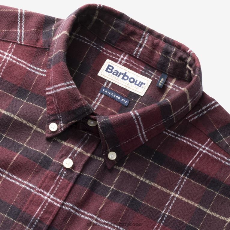 camisa de vestir barbour kyeloch BB60H225 rojo unisexoAllen Edmonds