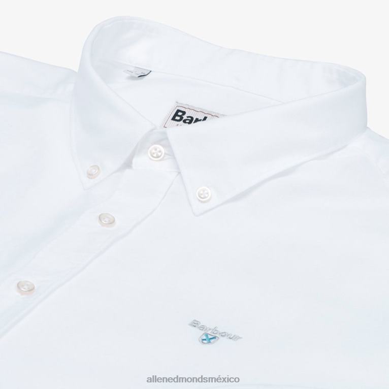 camisa de vestir barbour oxford 3 BB60H536 blanco unisexoAllen Edmonds