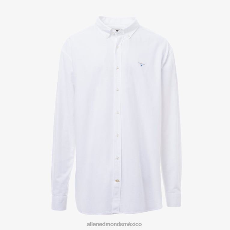 camisa de vestir barbour oxford 3 BB60H536 blanco unisexoAllen Edmonds