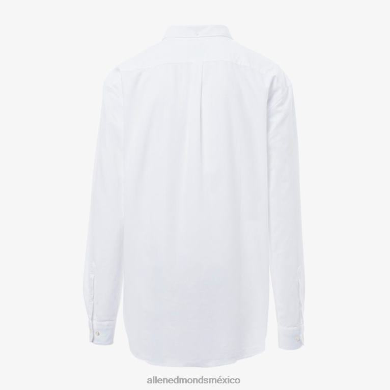 camisa de vestir barbour oxford 3 BB60H536 blanco unisexoAllen Edmonds