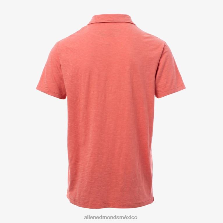 playera tipo polo flameada de grayers south bay BB60H522 terracota unisexoAllen Edmonds