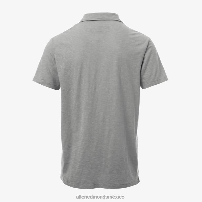 playera tipo polo flameada de grayers south bay BB60H524 gris unisexoAllen Edmonds