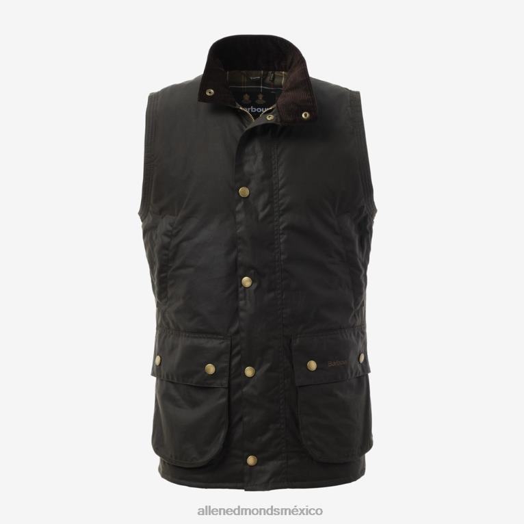 chaleco de algodón encerado barbour westmorland BB60H215 aceituna unisexoAllen Edmonds