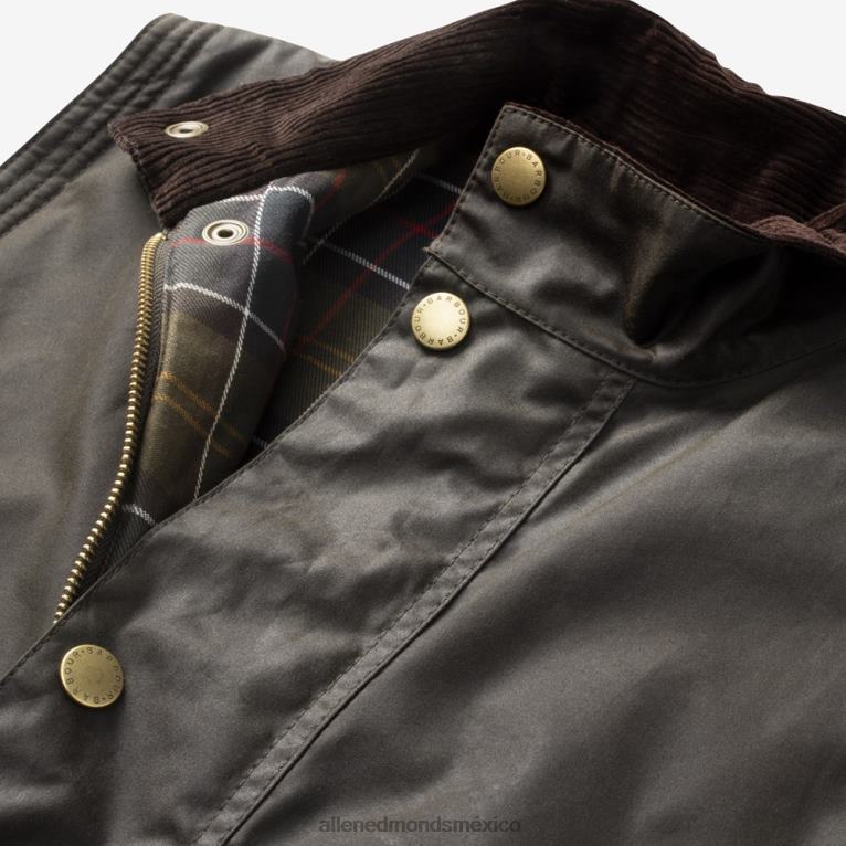 chaleco de algodón encerado barbour westmorland BB60H215 aceituna unisexoAllen Edmonds