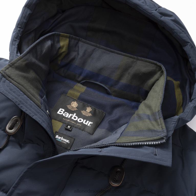 chamarra acolchada con deflector Chelsea de Barbour BB60H230 Armada unisexoAllen Edmonds