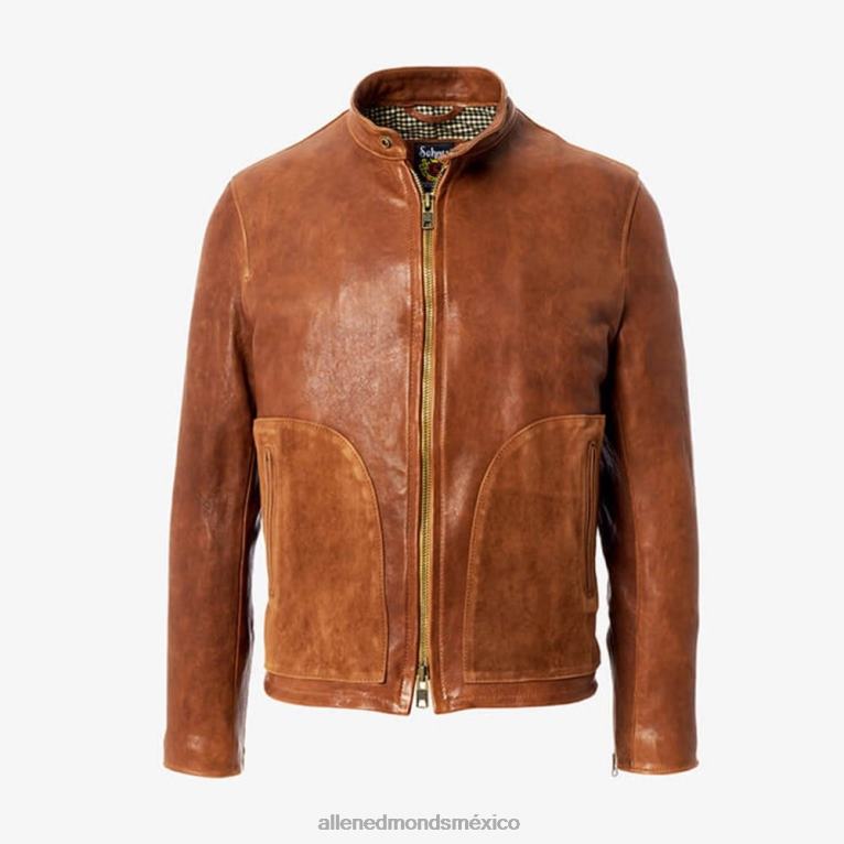 chaqueta cafe racer BB60H176 marrón unisexoAllen Edmonds