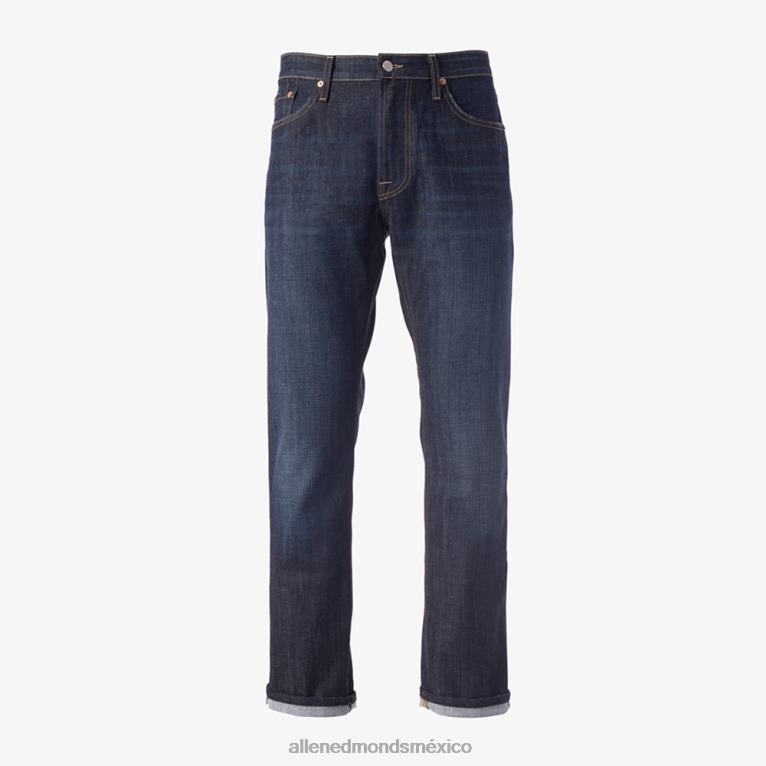 jeans civilaire dean de corte regular BB60H182 enjuague azul medio unisexoAllen Edmonds