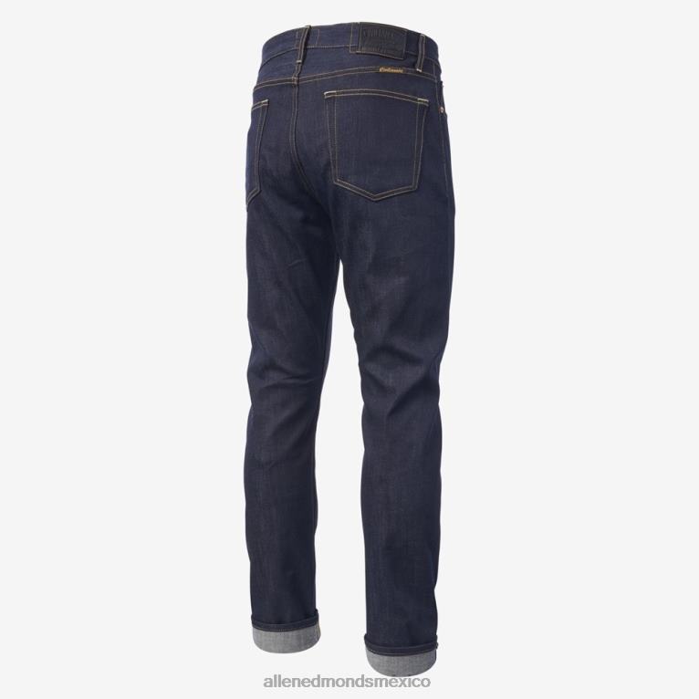 jeans civilaire walker de corte recto BB60H160 orillo crudo azul unisexoAllen Edmonds