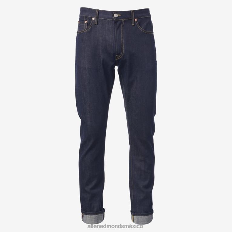 jeans civilaire walker de corte recto BB60H160 orillo crudo azul unisexoAllen Edmonds