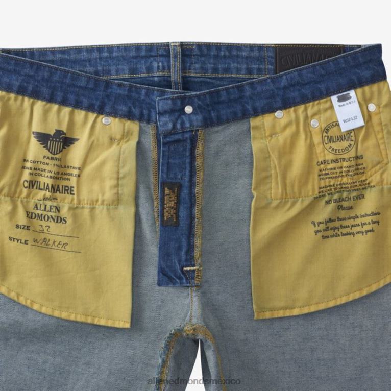 jeans civilaire walker de corte recto BB60H500 aclarado medio azul unisexoAllen Edmonds