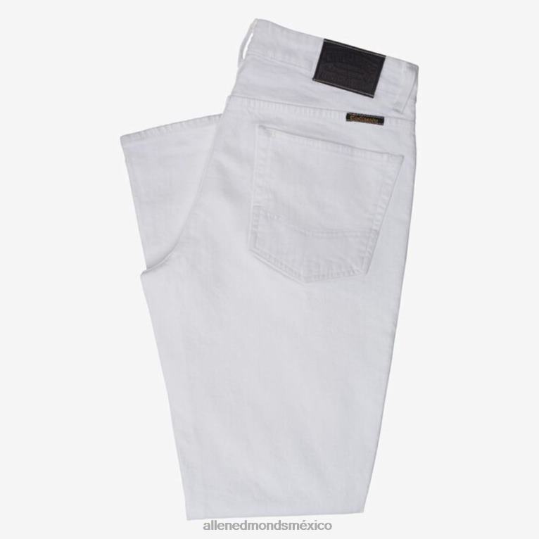 jeans civilaire walker de corte recto BB60H501 blanco unisexoAllen Edmonds