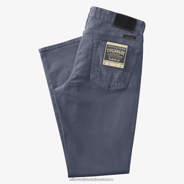 jeans civilaire walker de corte recto BB60H502 pizarra azul unisexoAllen Edmonds