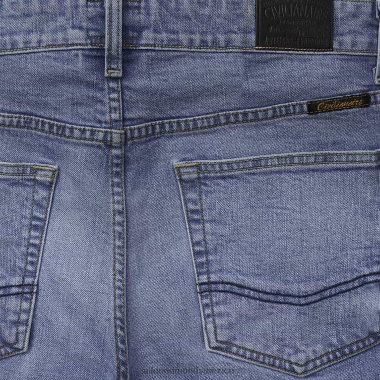 jeans civilaire walker de corte recto BB60H503 azul desgastado medio unisexoAllen Edmonds