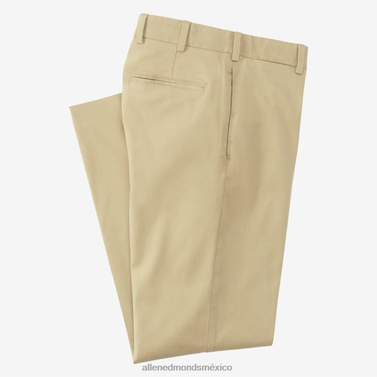 pantalones caqui de corte clásico BB60H169 caqui unisexoAllen Edmonds